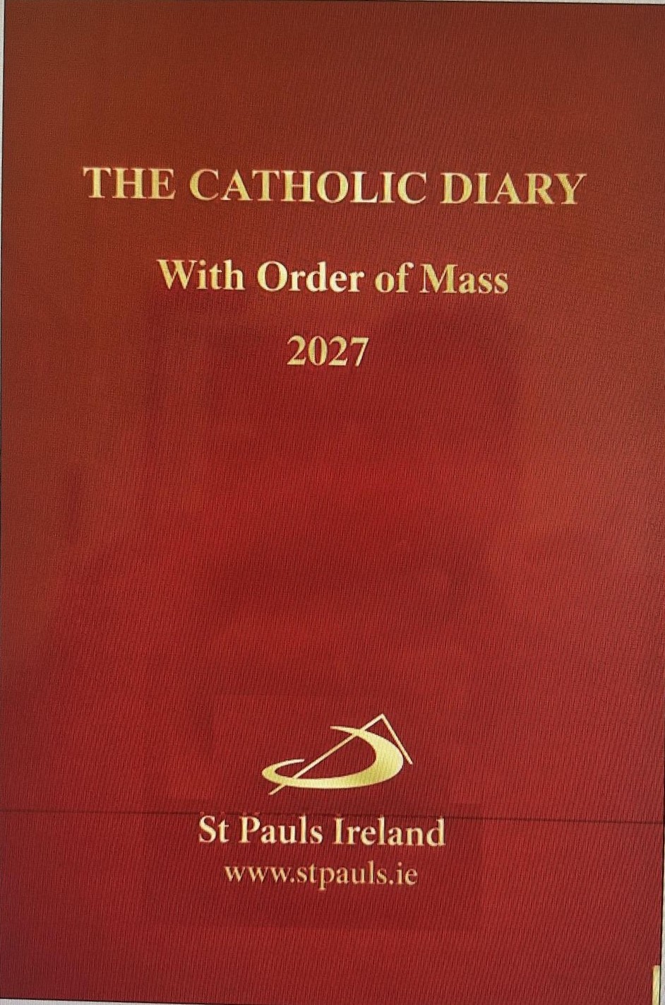 The Catholic Diary 2027 with Order of Mass
