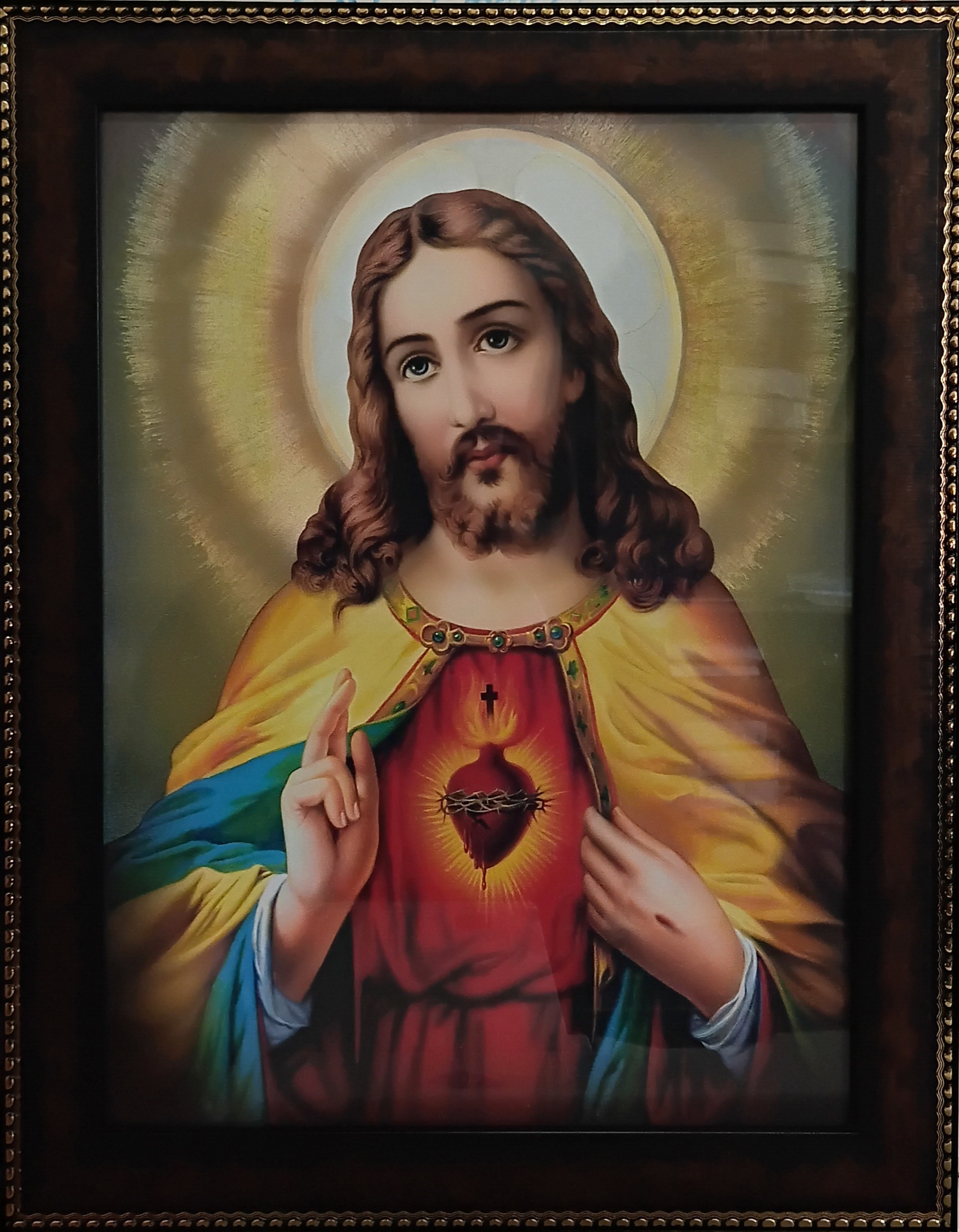 Sacred Heart of Jesus Frame 18.5*14.5 Inch