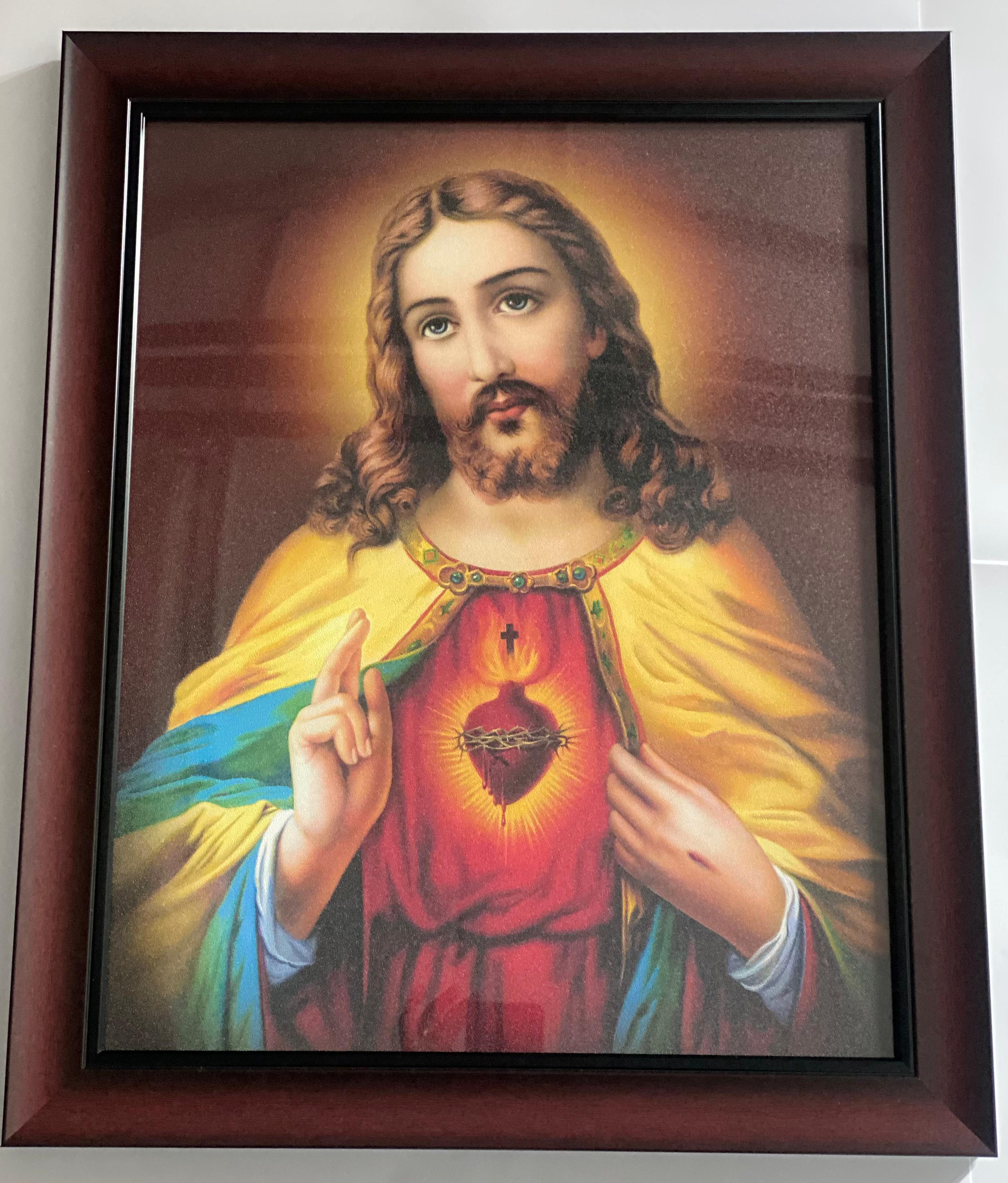 Sacred Heart Frame 23*19