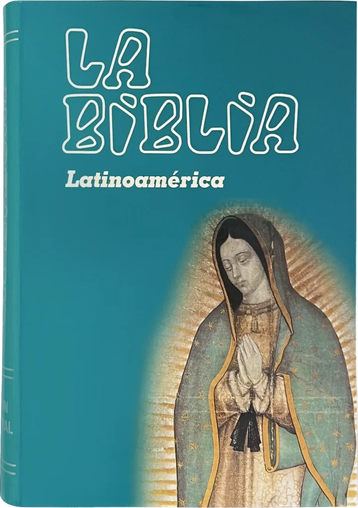 Spanish Bible: Flexible Normal Font Virgin of Guadalupe