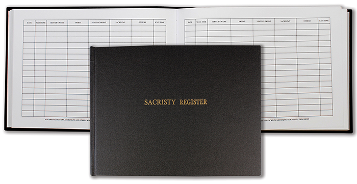 Book - Sacristy Register 200 LEAF
