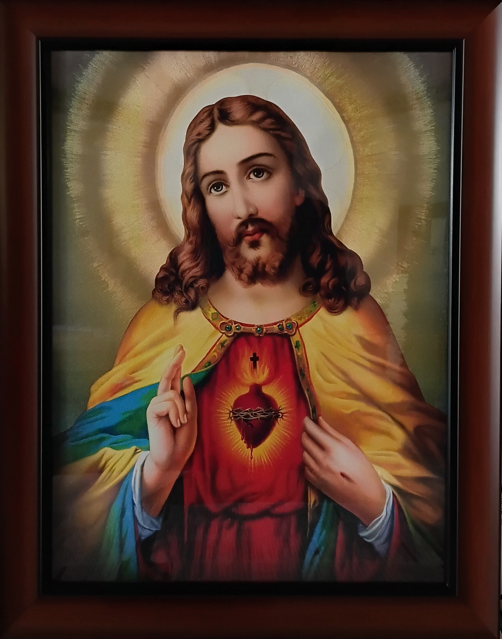 Sacred Heart of Jesus Frame 18.5*14.5 inch