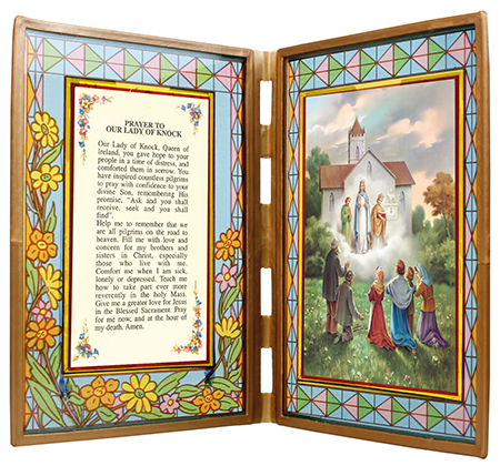 Glass Plaque/Our Lady Of Knock