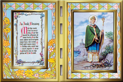 Glass Plaque/Patrick/BlessIng