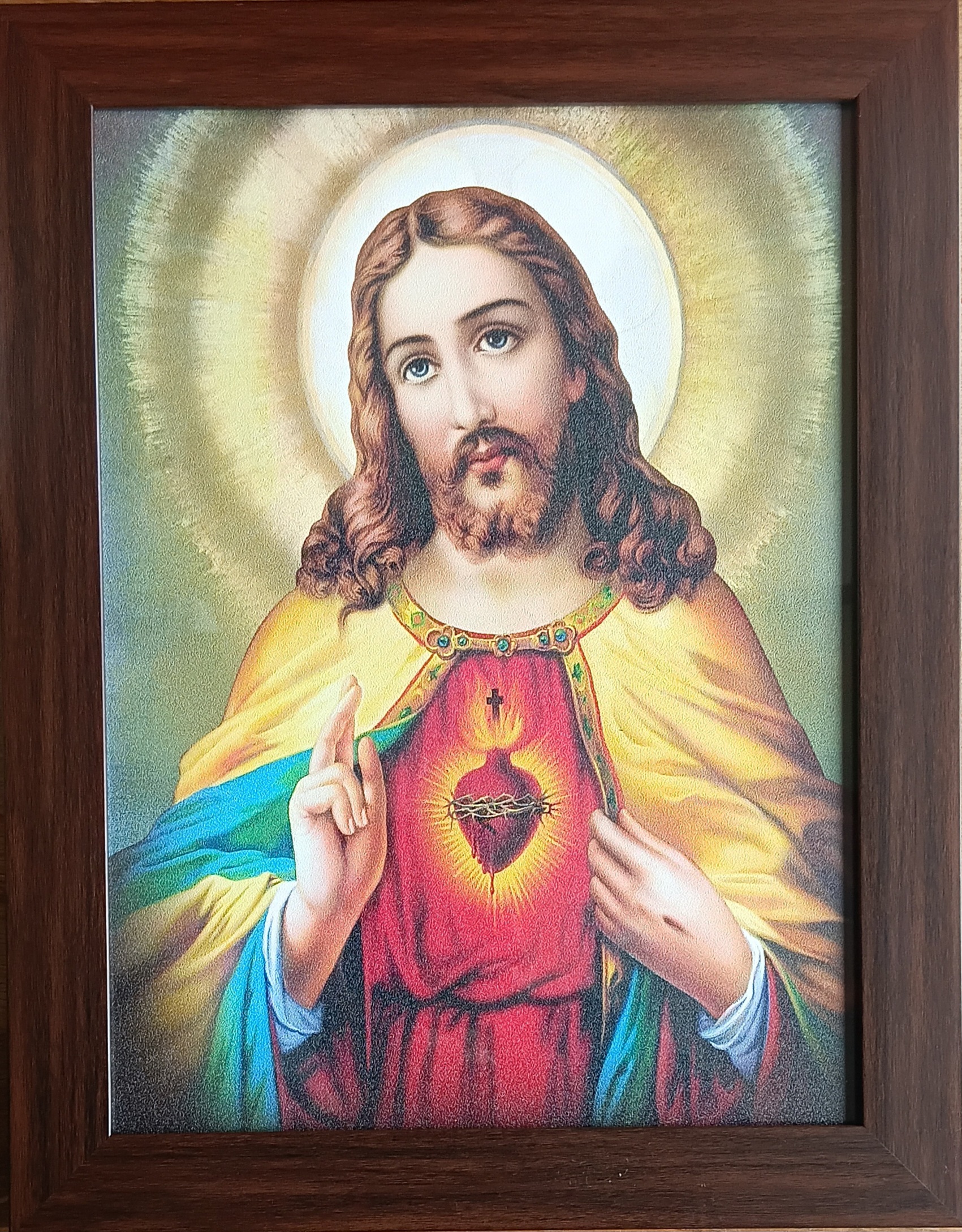 Frame 18.5*14.5 Inch Sacred Heart