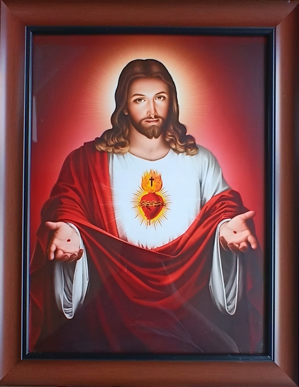 Frame 18.5*14.5 Inch Sacred Heart
