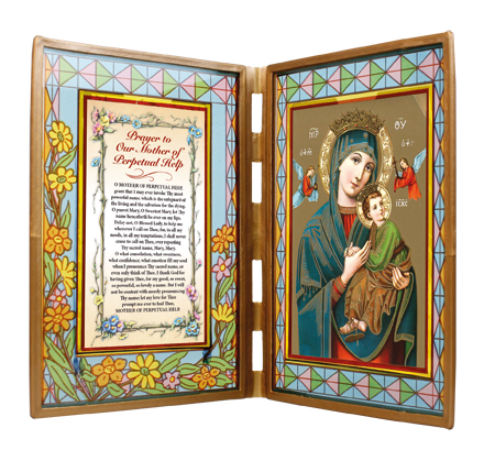 Glass Plaque/Perpetual Help