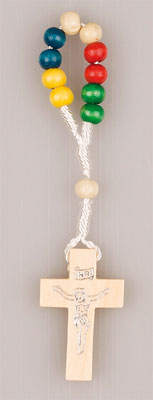Wooden Finger Rosary