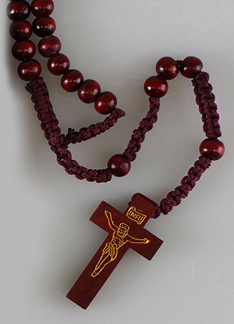 Wooden rosary