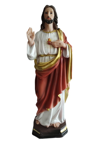 Sacred Heart of Jesus Statue 12 Inch