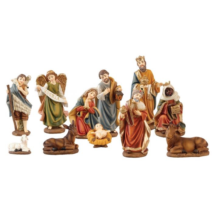 Nativity set 11 Figures 6 inch