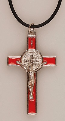 Metal/Enamel Benedict Cross