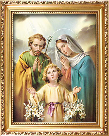 Framed Picture of Holy Family