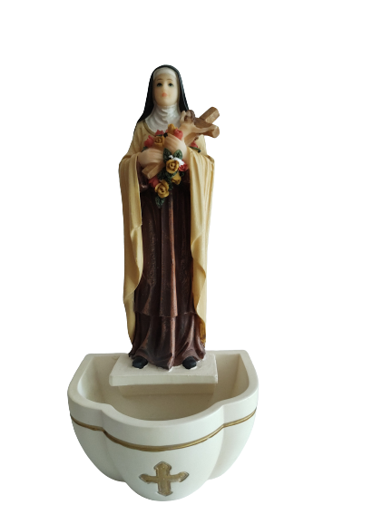 St Theresa Holy Water Container