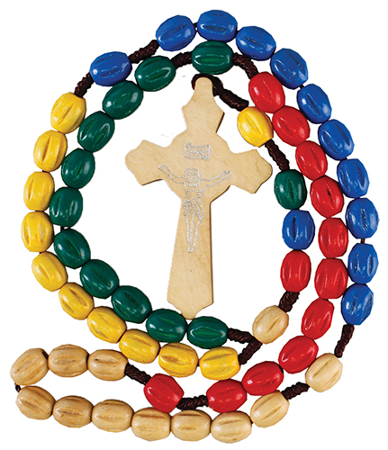 Wooden Missionary Rosary