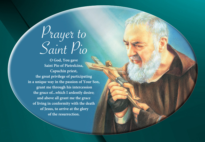 Ceramic Plaque of St Padre Pio
