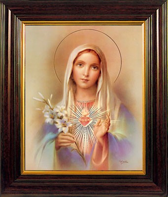 Framed Picture - Immaculate Heart of Mary