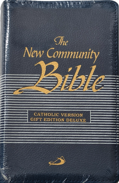 The New Community Bible Pocket Edition PU with Zip (Blue/Red)