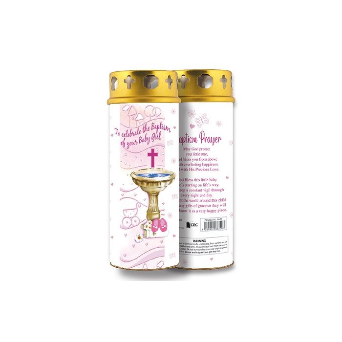Candle/Christening - Baby Girl