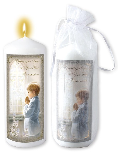 Communion Candle Gift Bagged 6 inch - Boy / Girl