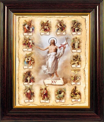 Framed Picture/Stations of the Cross