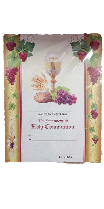 Communion Certificate