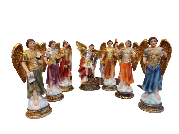 Seven Archangels Statues 8 Inch (Set)