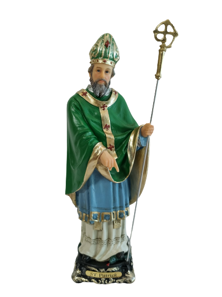 Saint Patrick Statue - 8 Inch