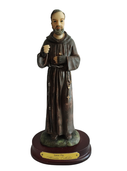 St Pio Statue 8 Inch